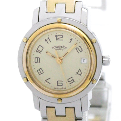 Hermès Clipper · Gold Plated Steel · Quartz