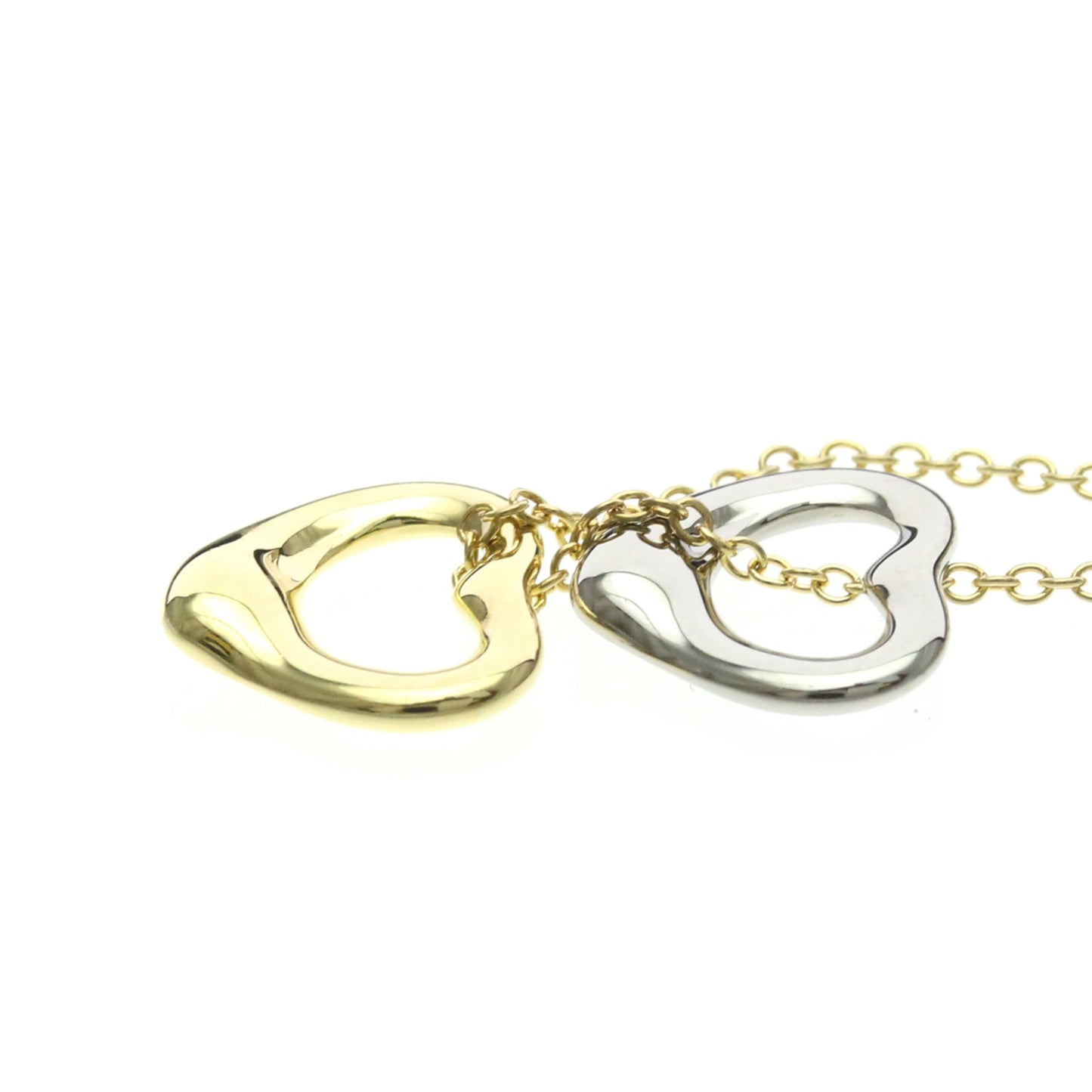 Tiffany Open Heart · Two-Tone Gold