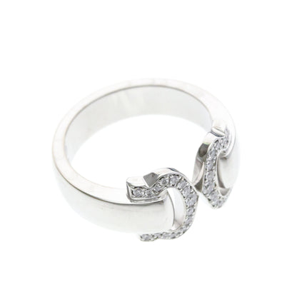 Cartier 2C Boucle · 18K White Gold · Diamond