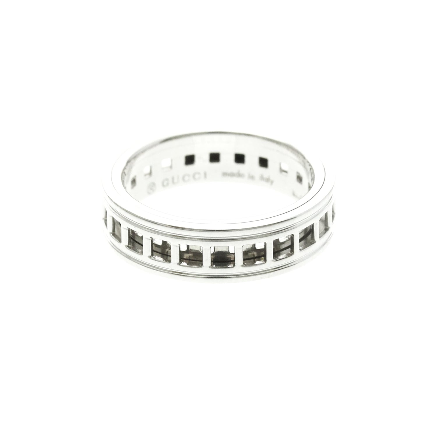 Gucci Scroll · 18K White Gold