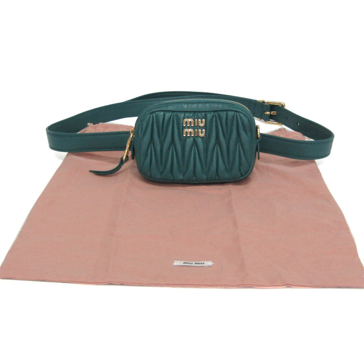 Miu Miu Matelassé · Belt Bag Mini