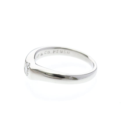 Tiffany Curved Band · Platinum · Diamond