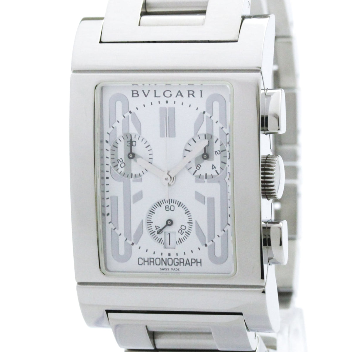Bvlgari Rettangolo · Chronograph · Steel