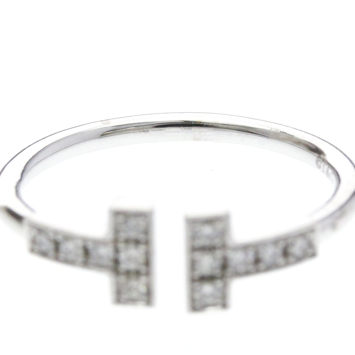 Tiffany T Wire · 18K White Gold · Diamond