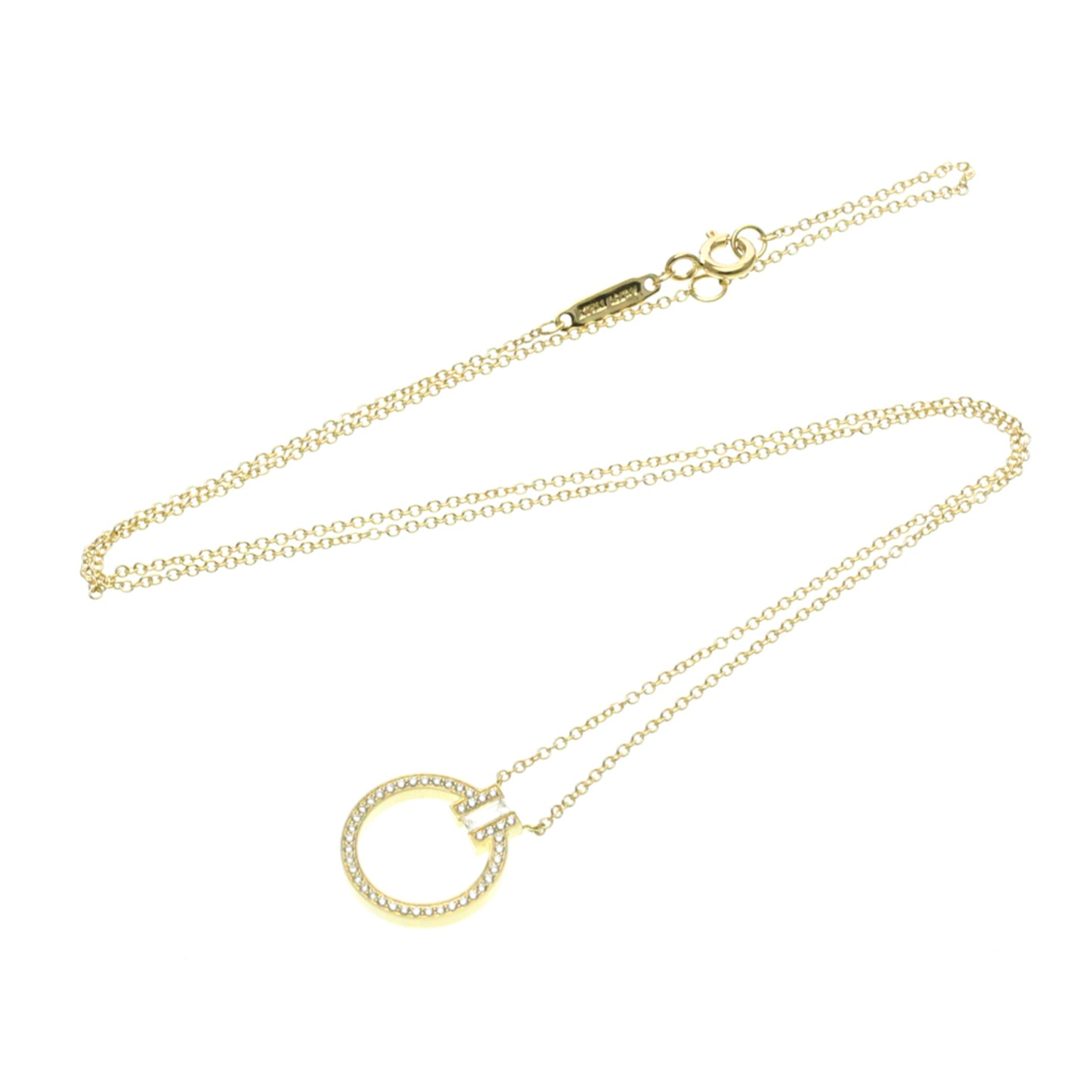 Tiffany T Circle · 18K Yellow Gold · Diamond