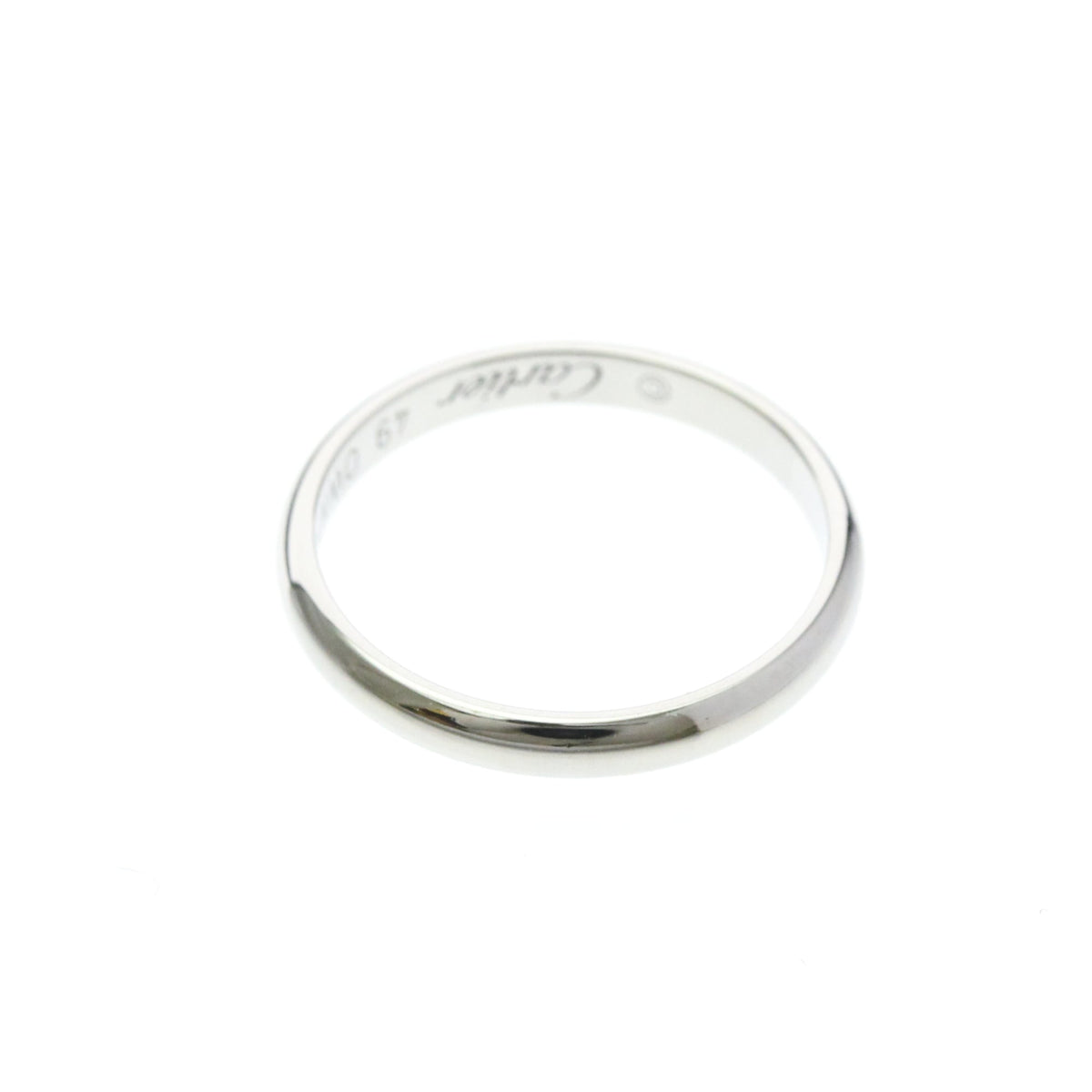 Cartier Wedding Band · Platinum · Size 4.75 (EU 51.88)