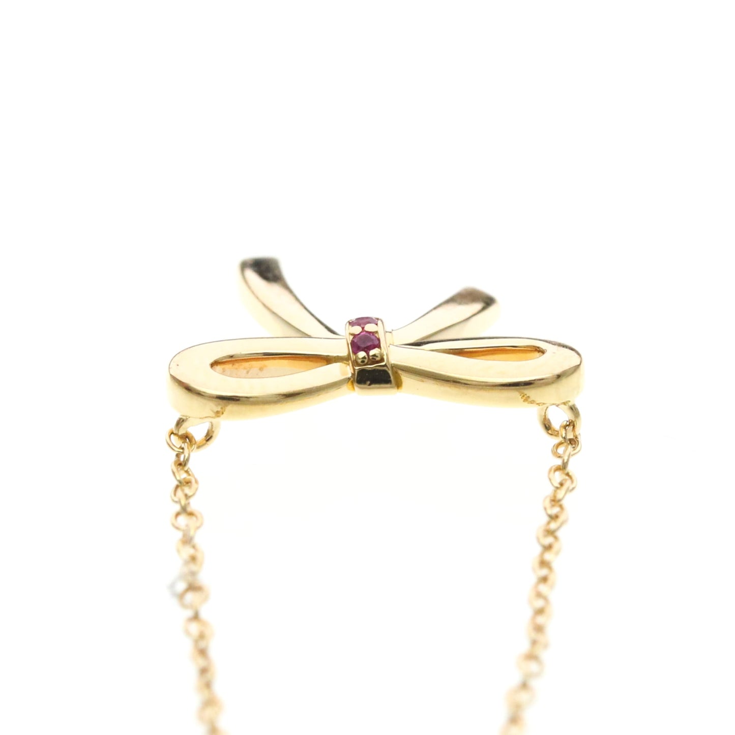 Tiffany Bow Ribbon · Rose Gold · Ruby