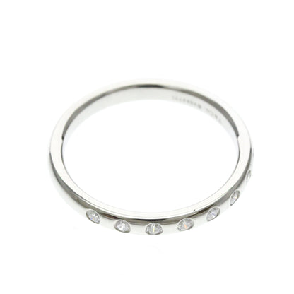 Tiffany Stacking Band · 8 Diamonds · Platinum