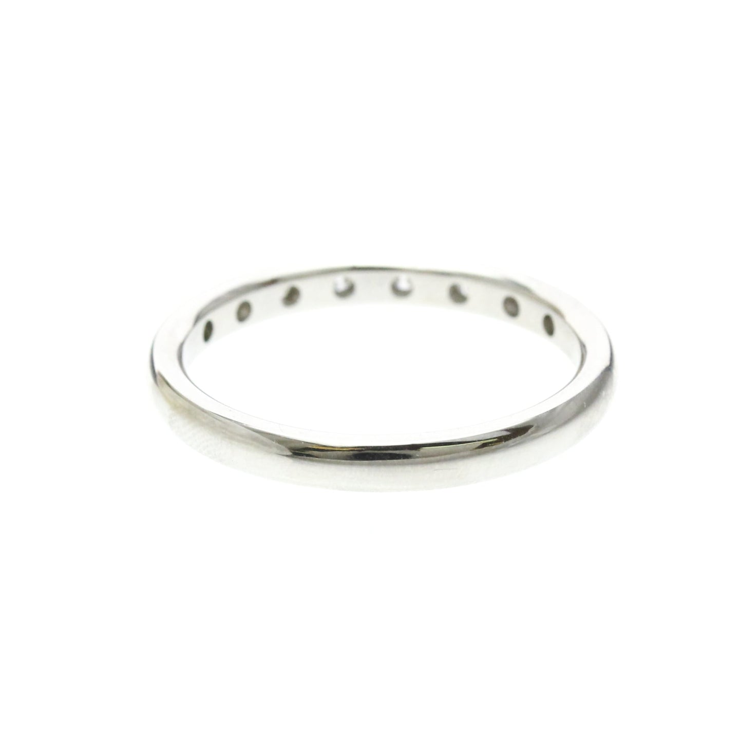 Tiffany Stacking Band · Platinum · 8 Diamonds