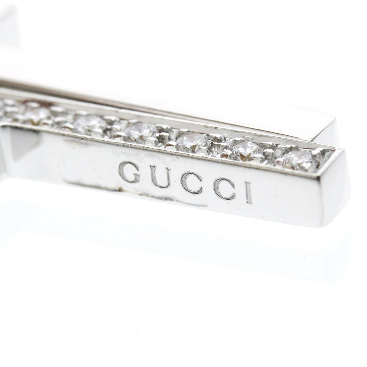 Gucci Diamond Necklace · 18K White Gold