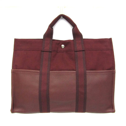 Hermès Fourre Tout MM · Canvas & Leather