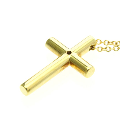 Tiffany Cross · Diamond · 18K Yellow Gold