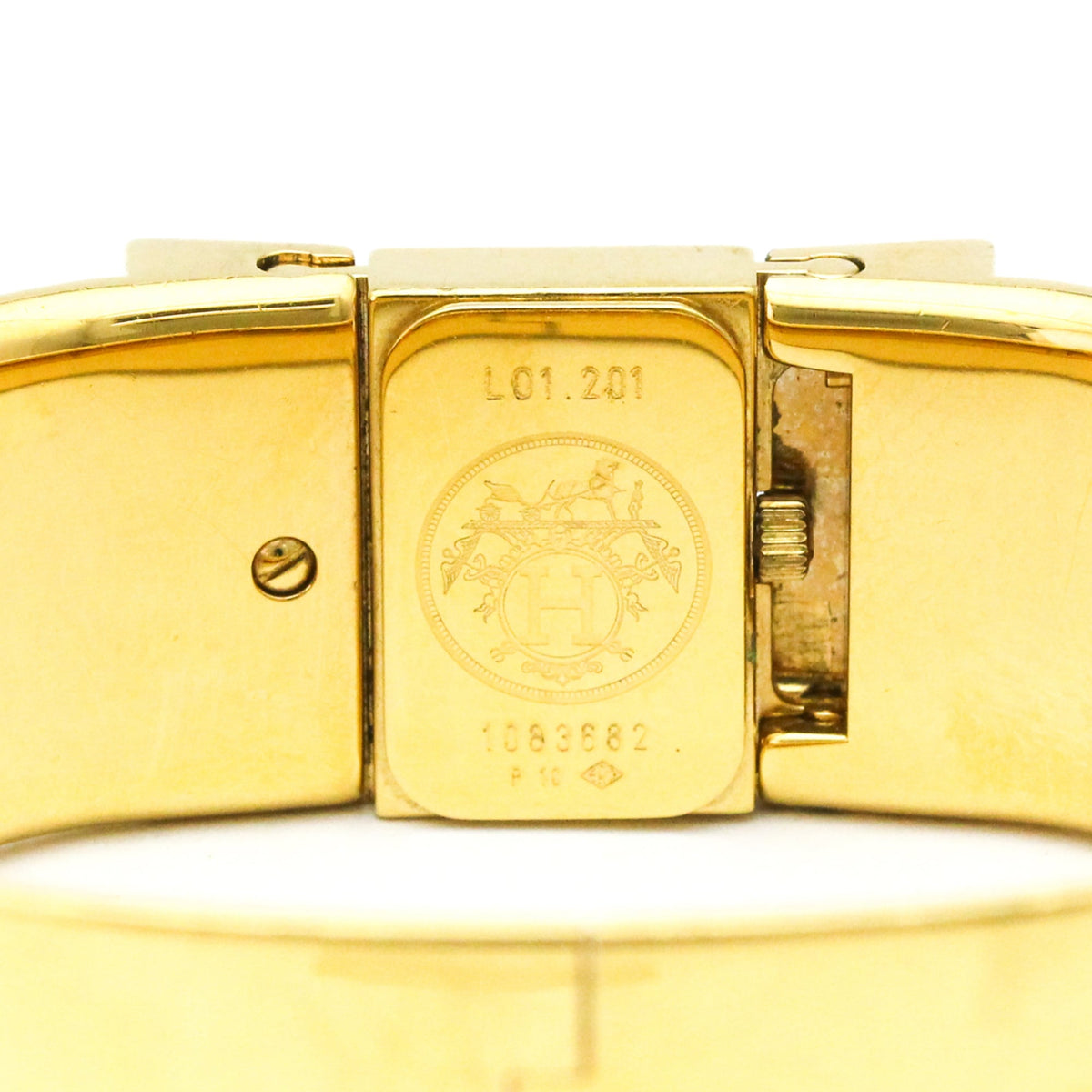 Hermès Loque · Gold Plated · Quartz