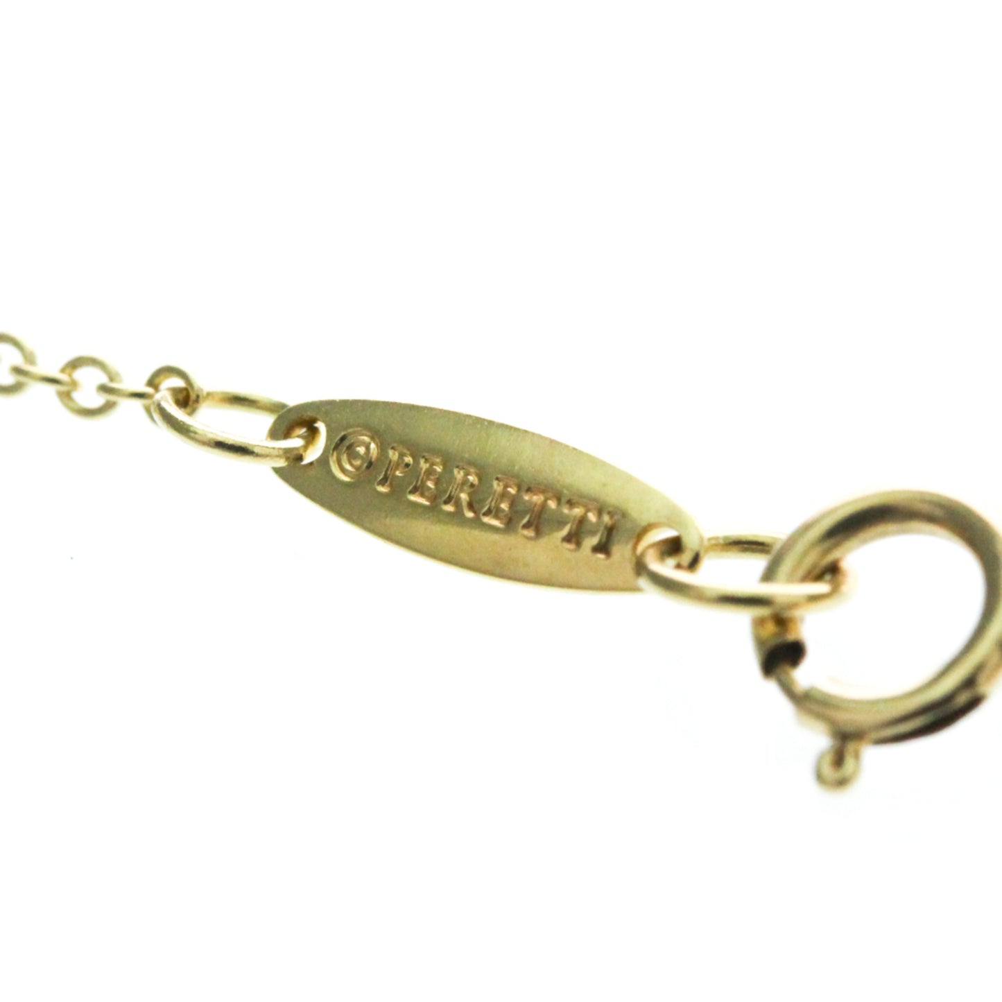Tiffany Open Heart · 18K Yellow Gold · Diamond