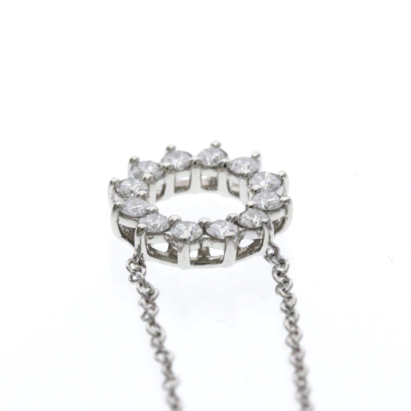 Tiffany Open Circle Mini · Platinum · Diamond