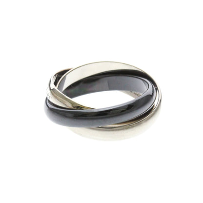 Cartier Trinity · 18K White Gold & Ceramic