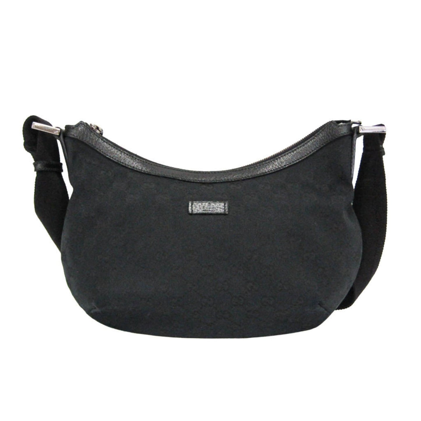 Gucci GG Canvas · Leather Shoulder Bag