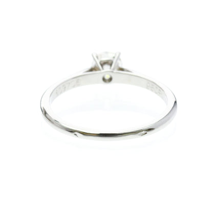 Cartier Solitaire · Platinum · Diamond · Size 6 (EU 55)