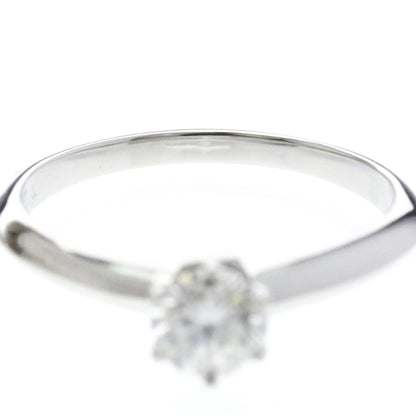 Tiffany Solitaire · Platinum · Diamond · Size 6 (EU 52.5)