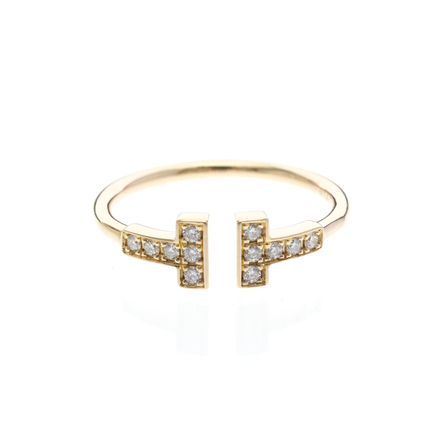 Tiffany T Wire · Diamond · Rose Gold