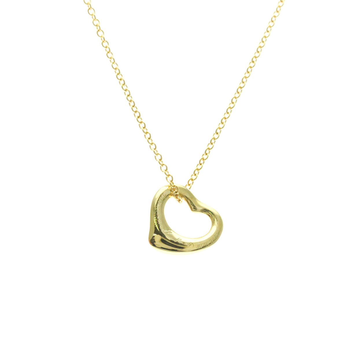 Tiffany Open Heart · 18K Yellow Gold