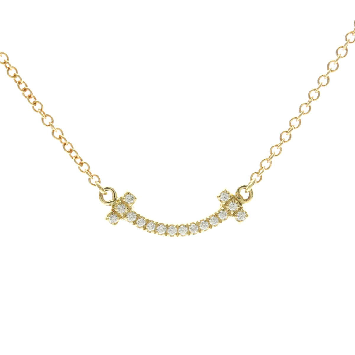 Tiffany T Smile · 18K Yellow Gold · Diamond