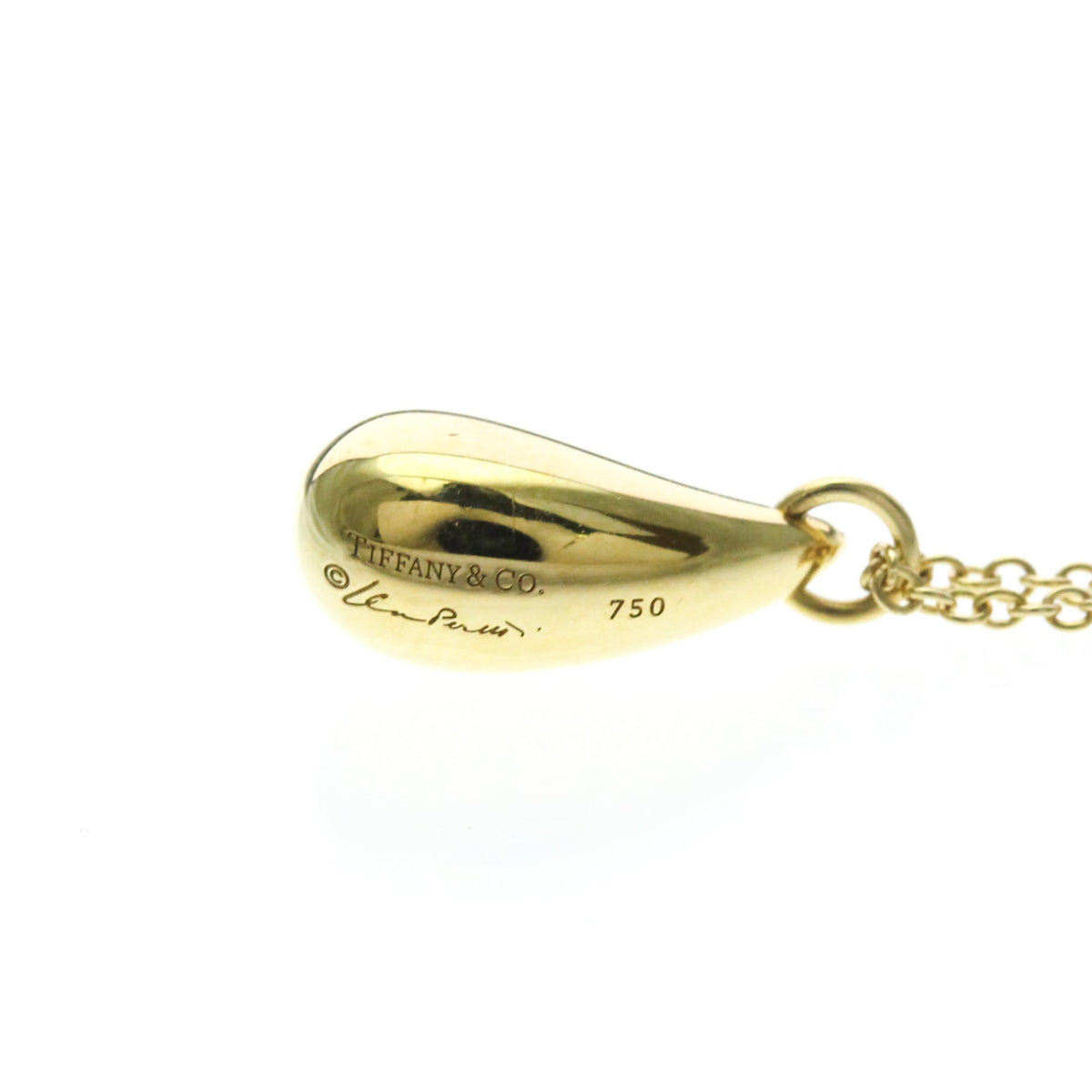 Tiffany Teardrop · 18K Yellow Gold