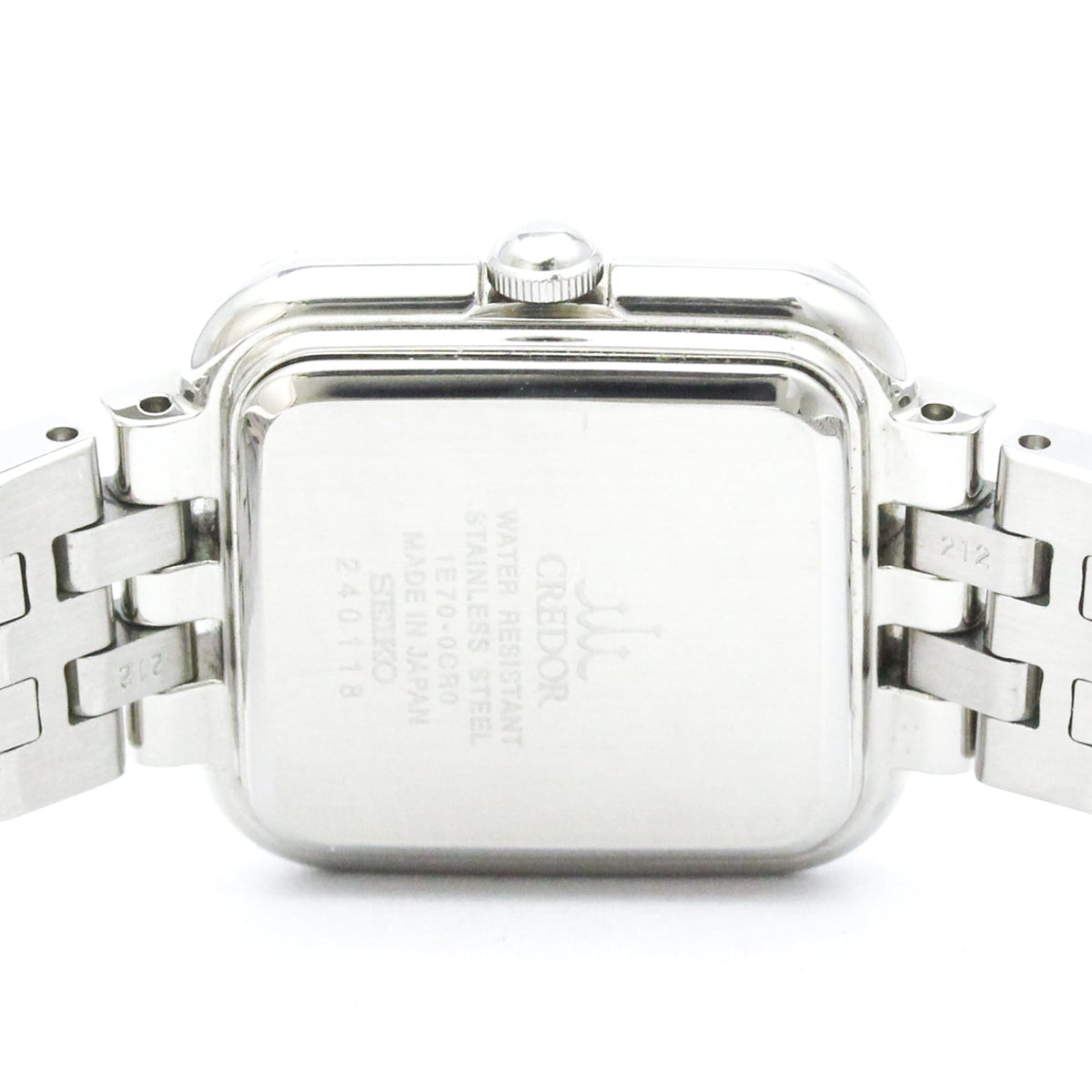 Seiko Credor Signo · Diamond · Steel · Quartz