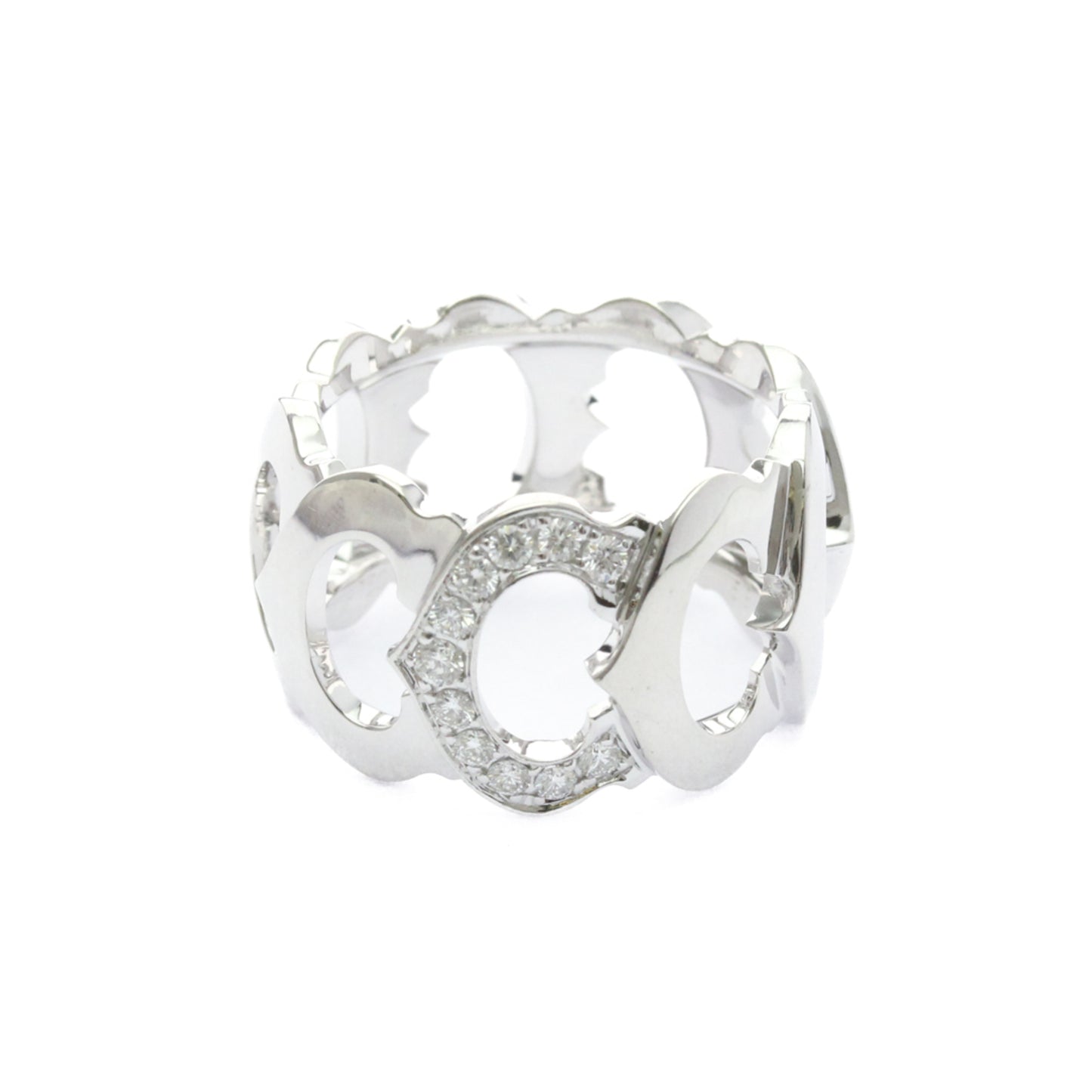 Cartier C de Cartier · Diamond · 18K White Gold