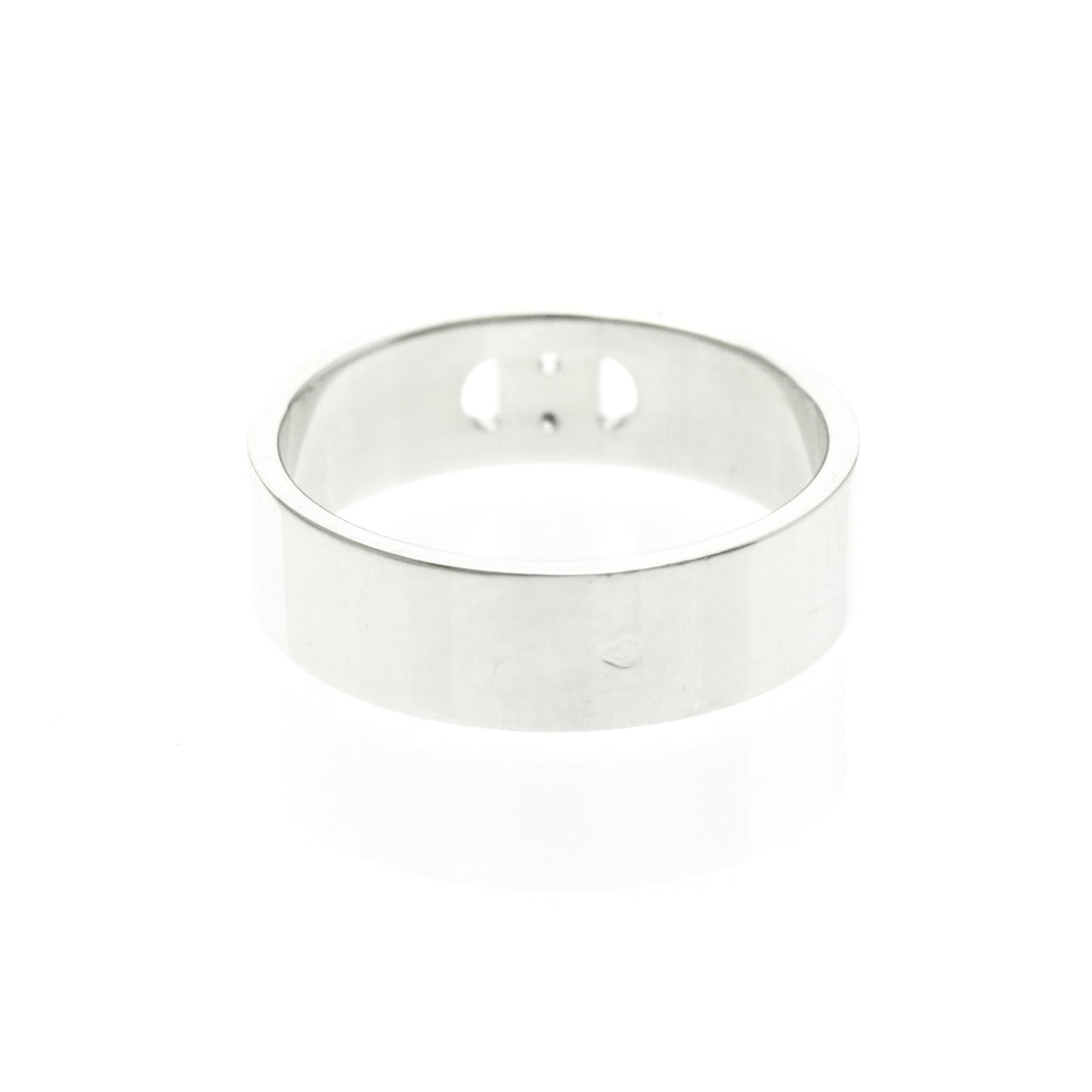 Hermès H d'Ancre · 18K White Gold · Diamond