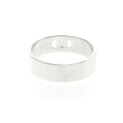Hermès H d'Ancre · 18K White Gold · Diamond
