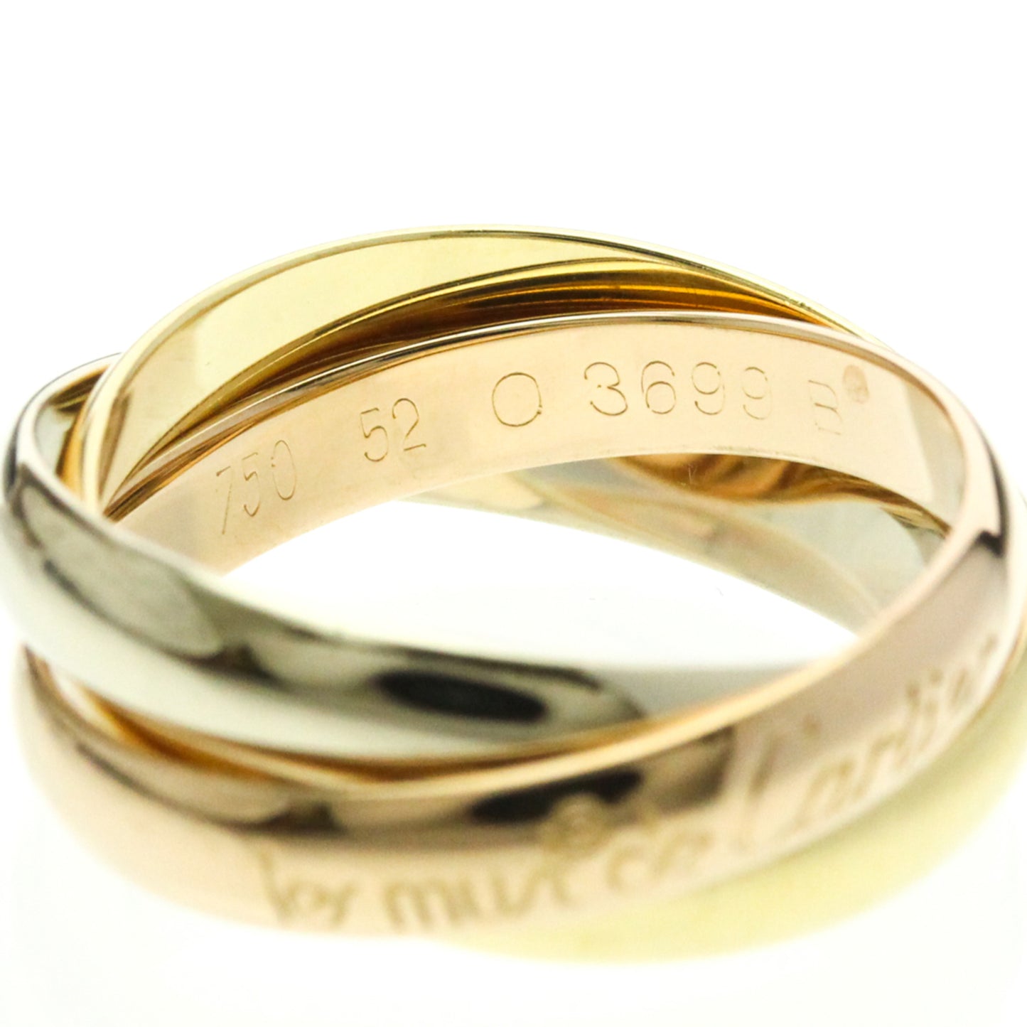 Cartier Trinity · Tri-Gold Band Ring