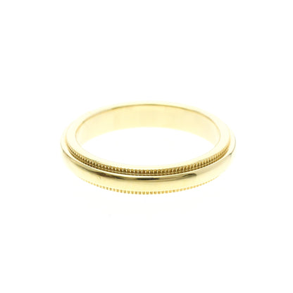 Tiffany Milgrain · 18K Yellow Gold