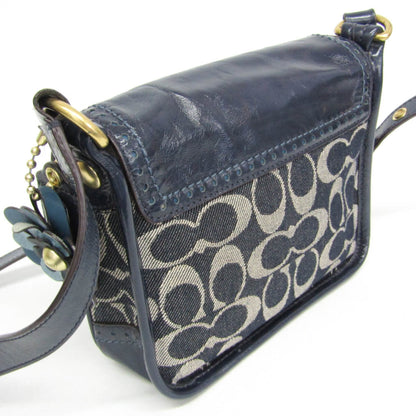 Coach Signature · Denim & Patent Leather