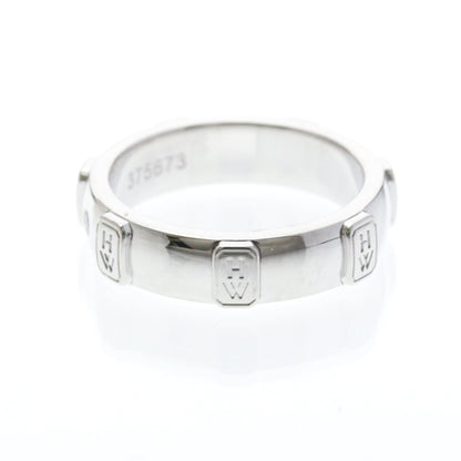 Harry Winston HW Logo · 18K White Gold