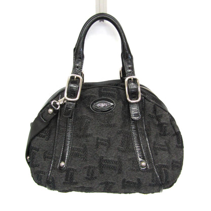 Tod's Small Boston · Canvas & Patent Leather