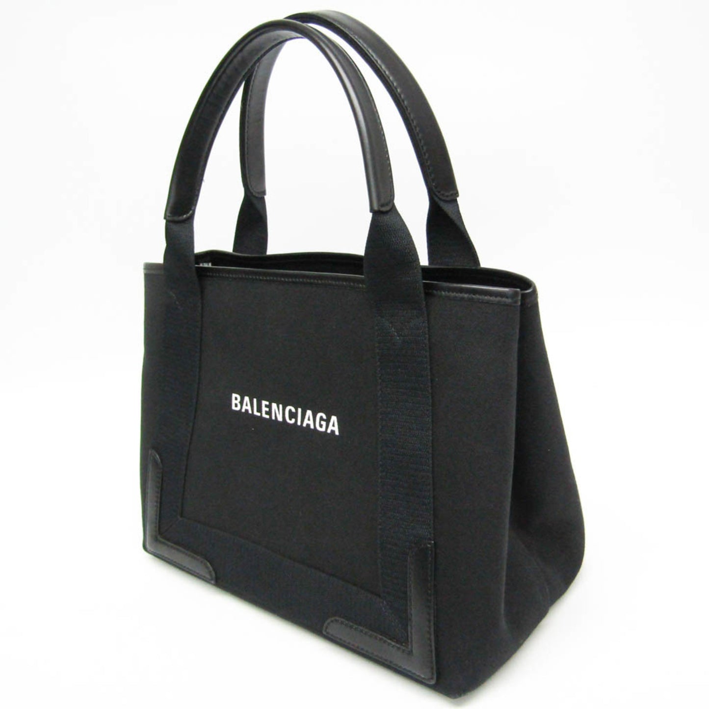 Balenciaga Navy Cabas S · Canvas Tote