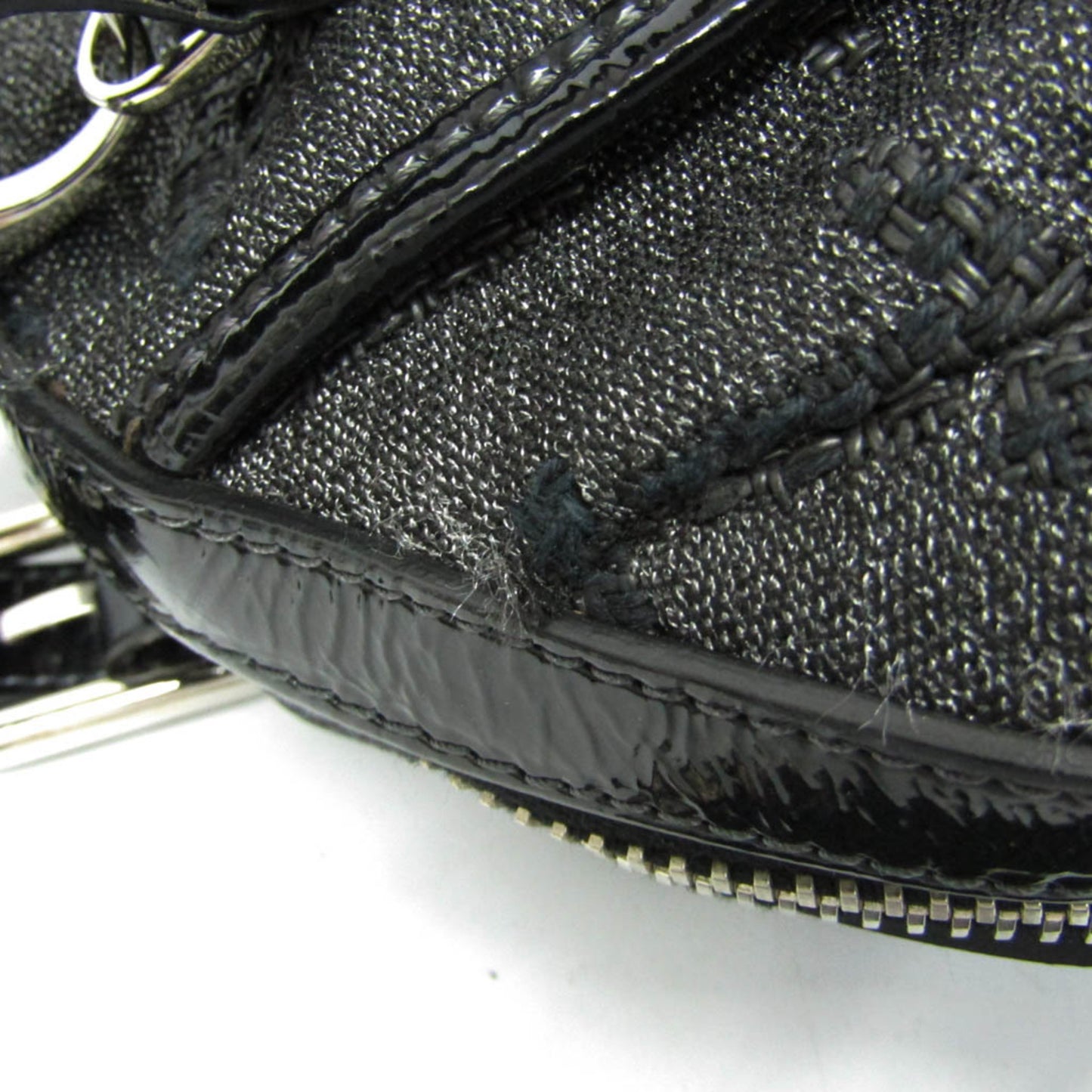 Tod's Small Boston · Canvas & Patent Leather