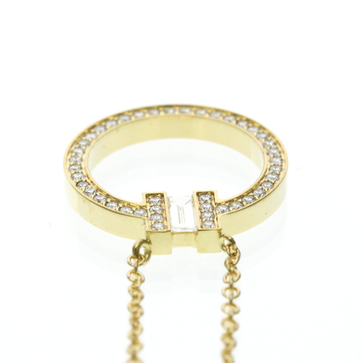 Tiffany T Circle · 18K Yellow Gold · Diamond