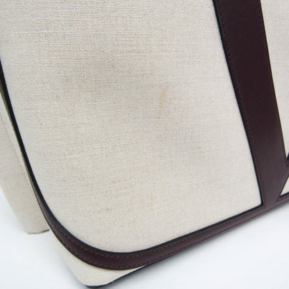 Valentino Garavani V Logo · Leather Canvas Tote