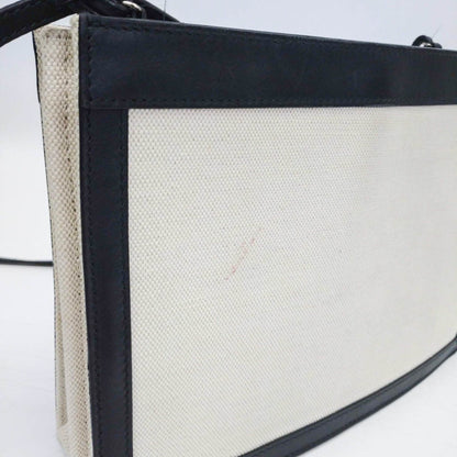 Balenciaga Navy Pochette · Canvas & Leather