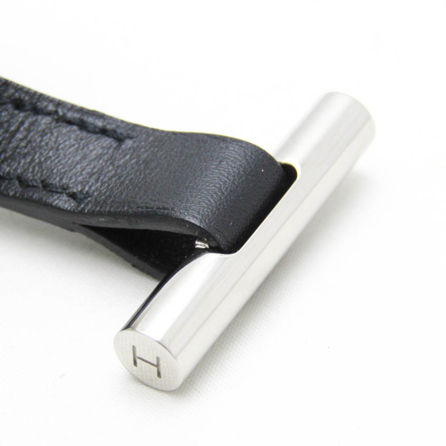 Hermès Leather & Metal Bangle
