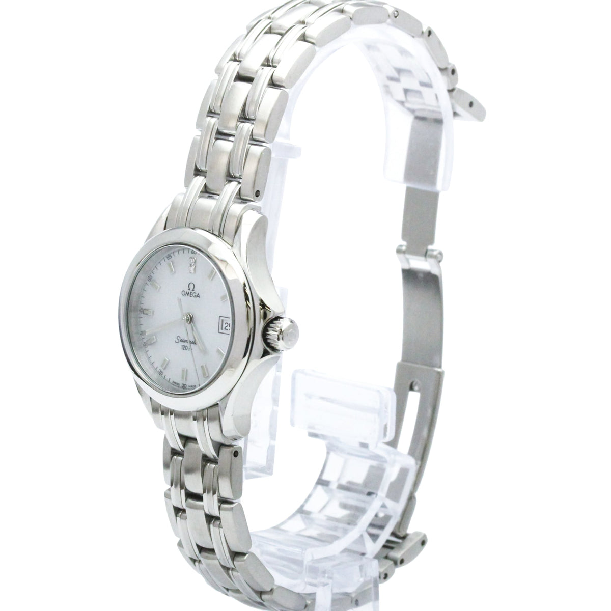 Omega Seamaster · Diamond MOP Dial · Steel