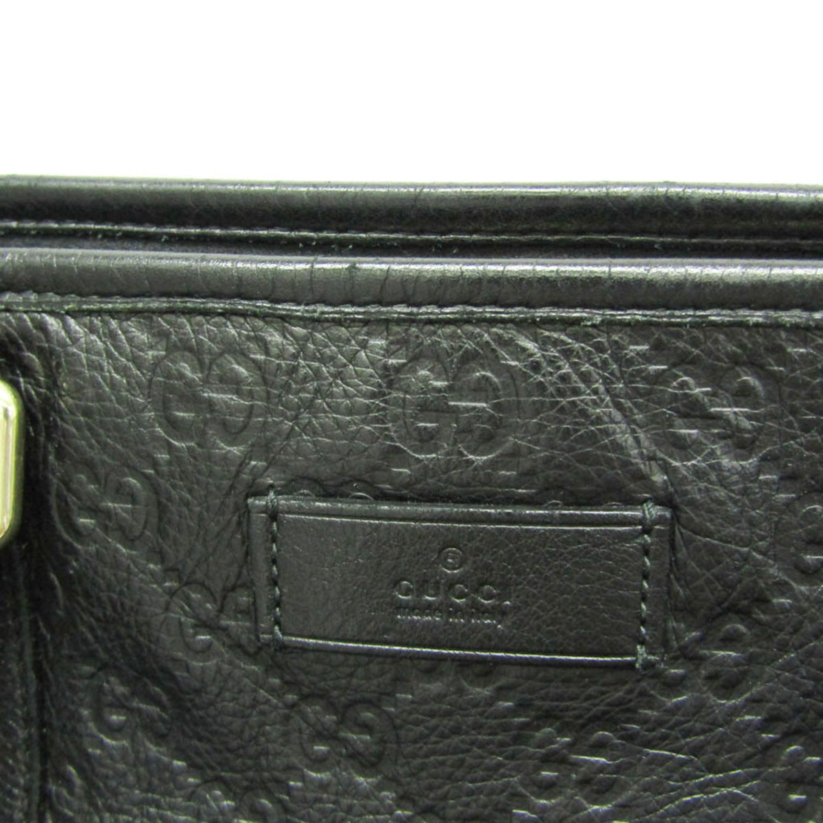 Gucci Guccissima · Leather Boston