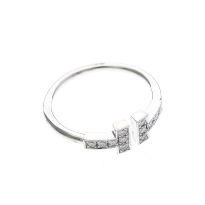 Tiffany T Wire · 18K White Gold · Diamond