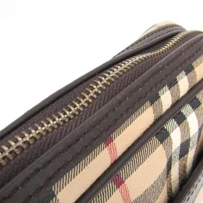 Burberry Novacheck · Coated Canvas Clutch