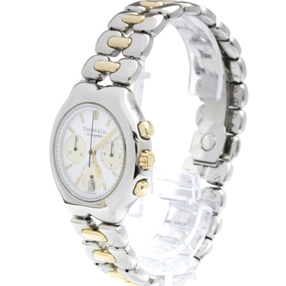 Tiffany Tesoro · Chronograph · 18K Gold Steel