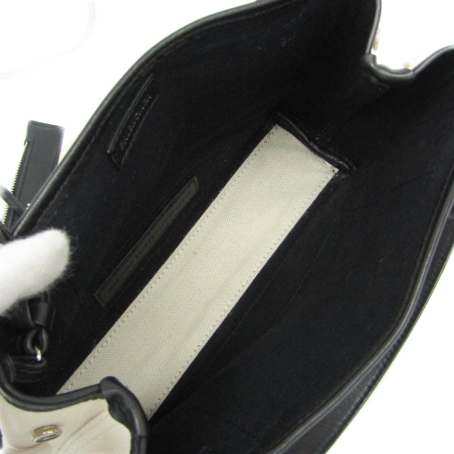 Balenciaga Navy Cabas XS · Canvas & Leather