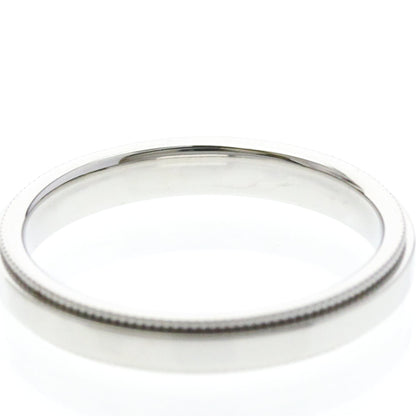 Tiffany Milgrain Band Ring · Platinum