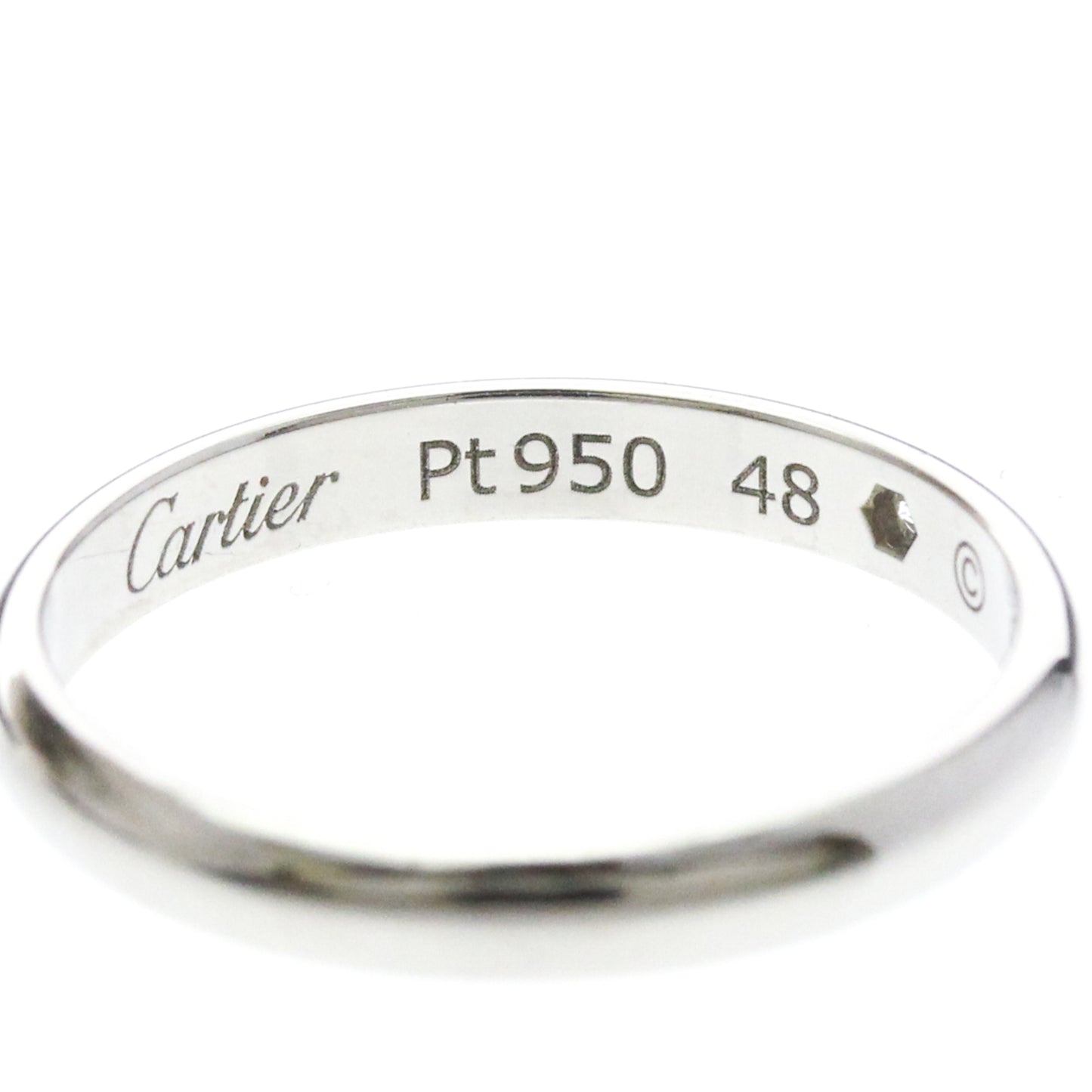 Cartier 1895 · Platinum · Diamond Wedding Ring